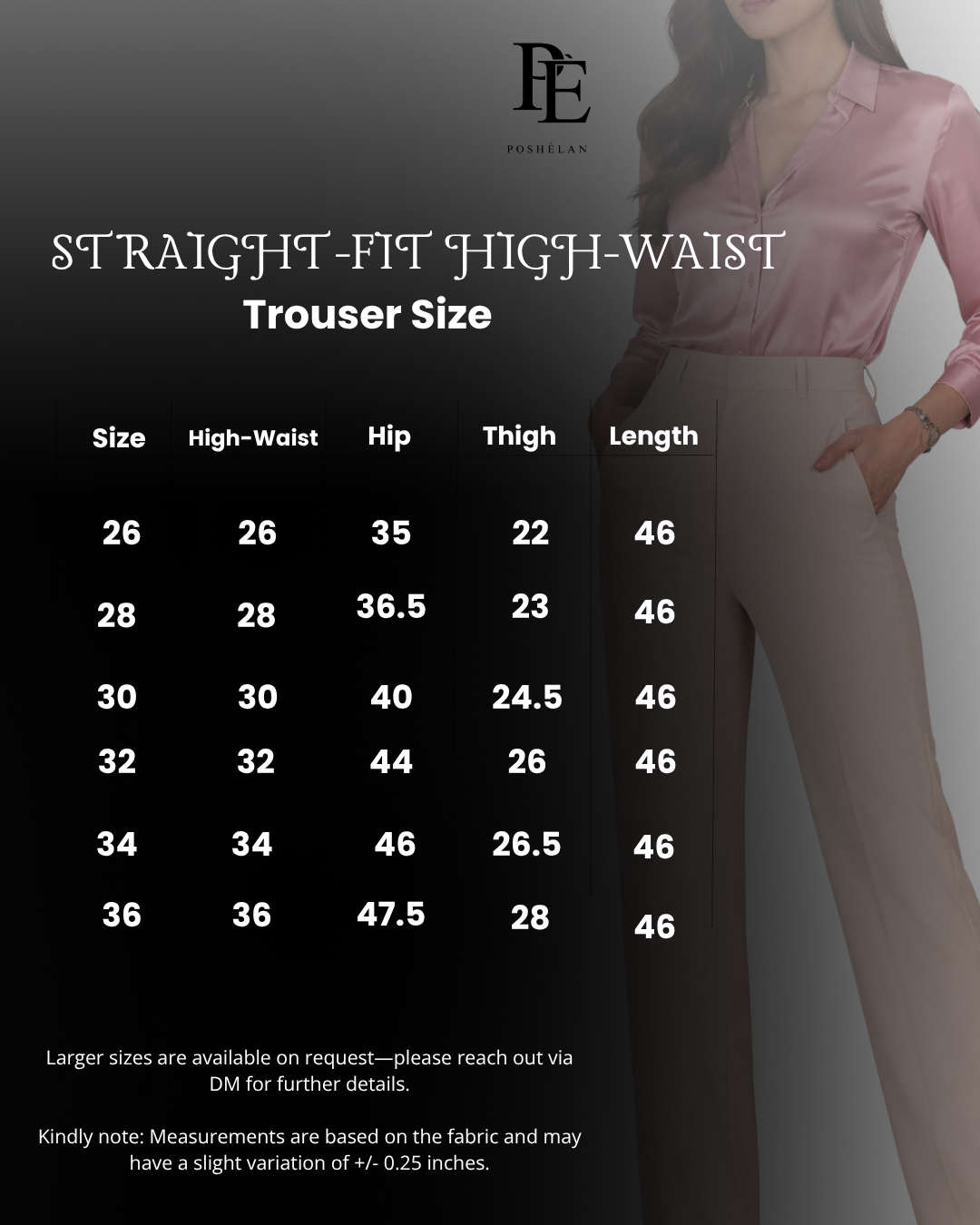 Straight-fit High-waist Trouser (With Pockets)- Warm White