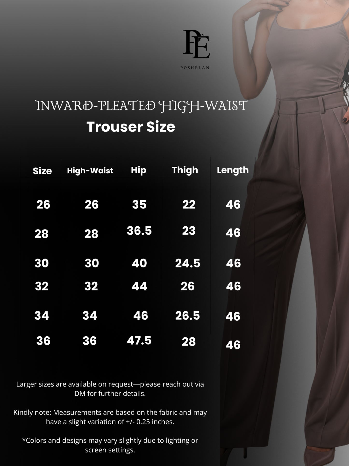 Inward-pleated High-waist Trouser (With Pockets )- Mud-Olive