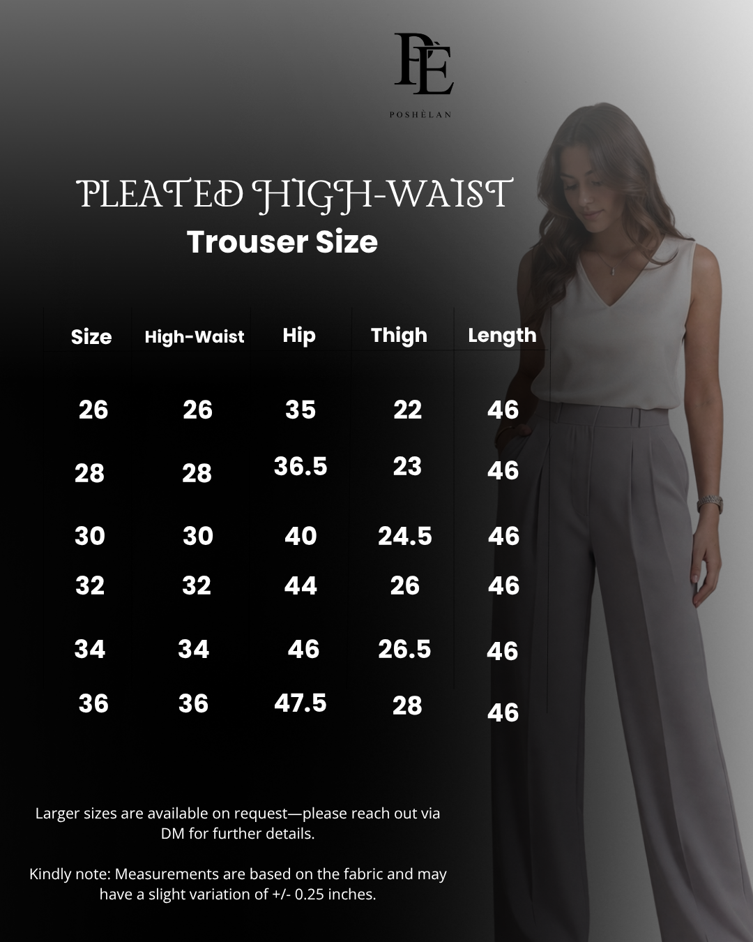 Pleated High-Waist Trouser (with Pockets)- Lilac Grey